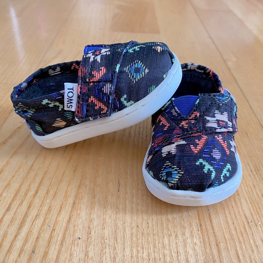 TOMS Alpargata Slip-On Aztec Baby Shoes